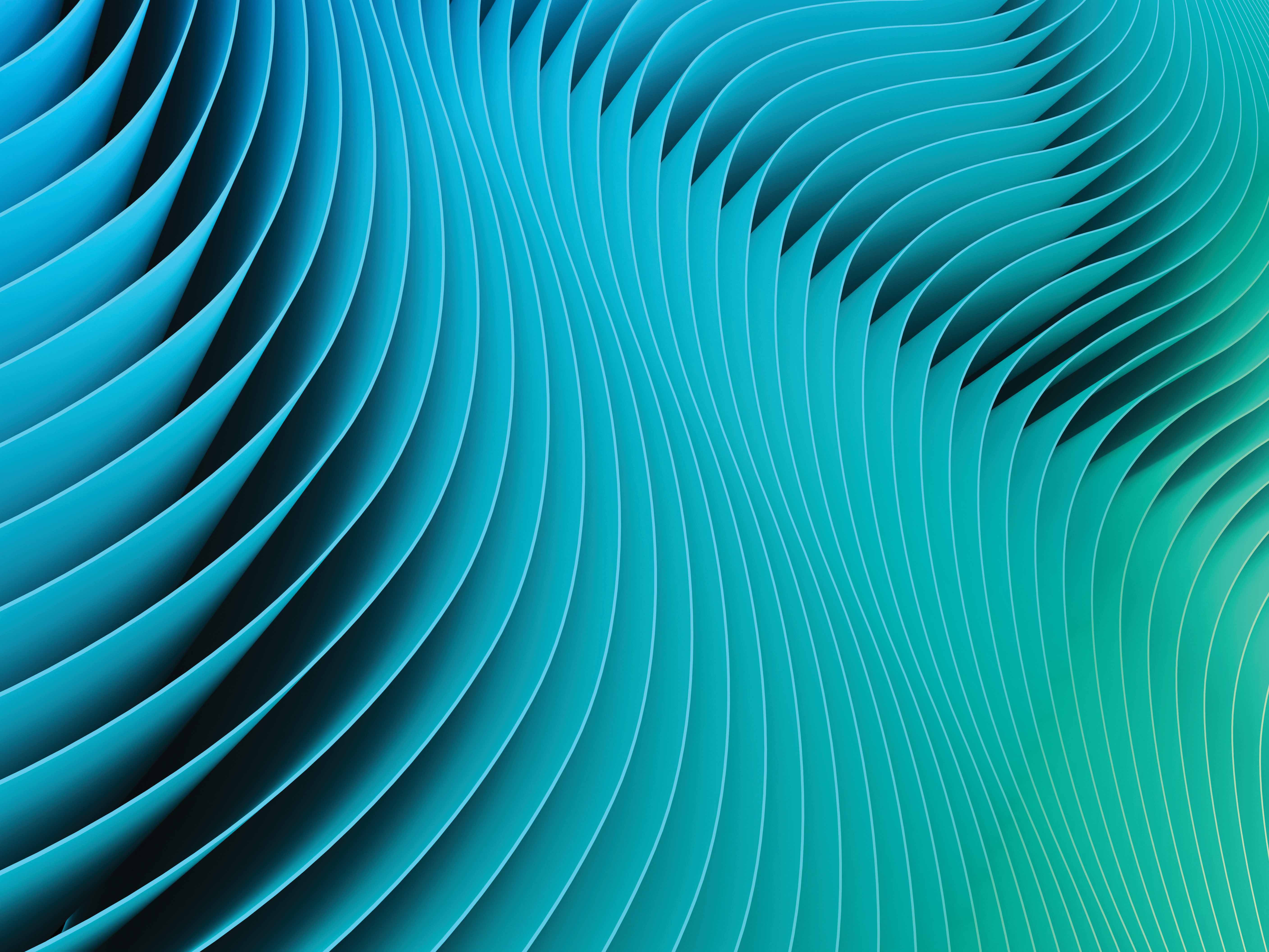 blue and green abstract