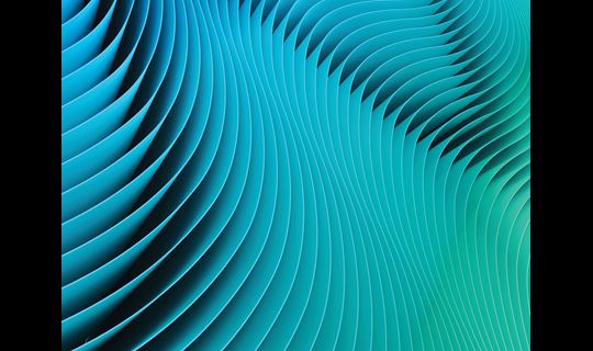 blue and green abstract